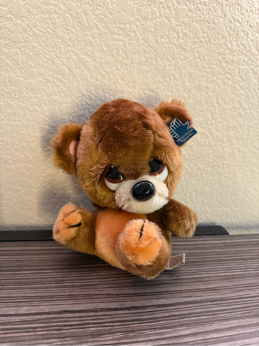 Vintage Applause Plush Bear, Burley Bear with Sad Eyes